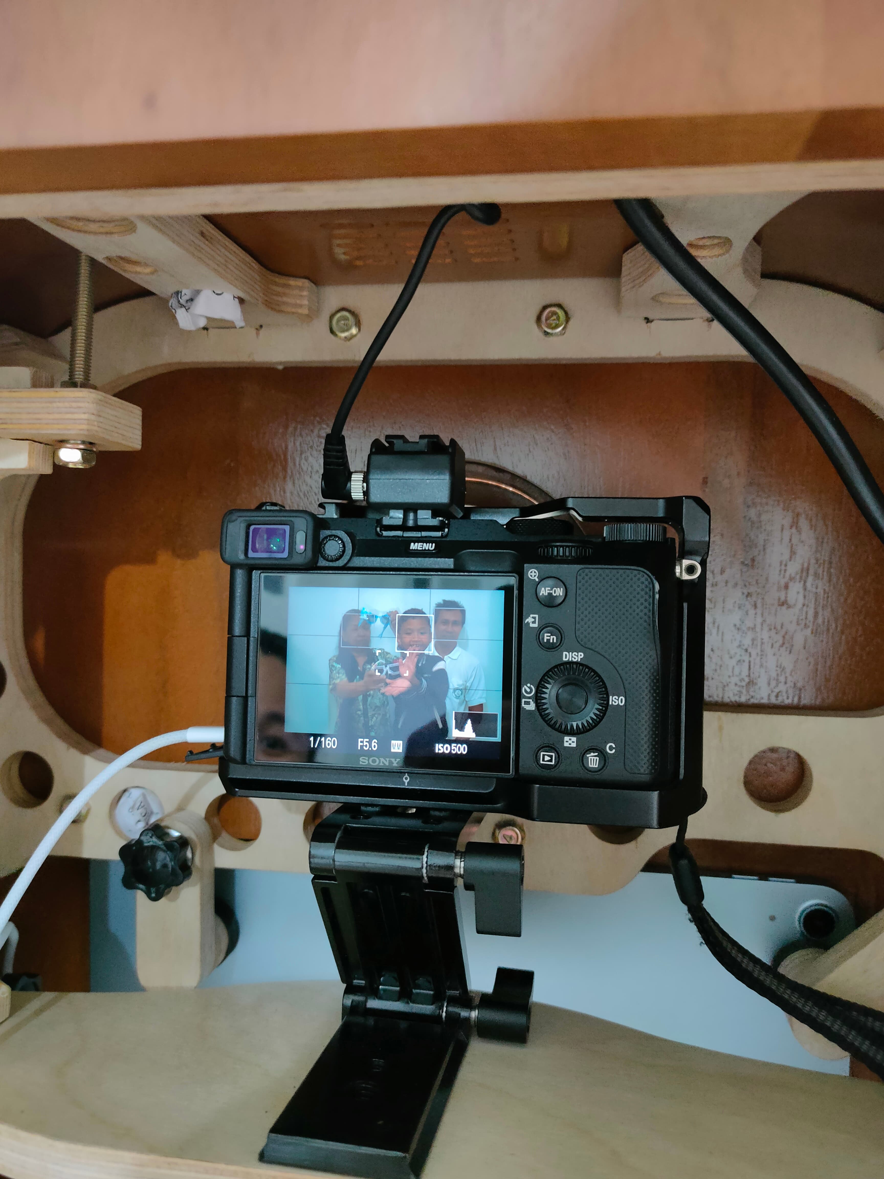 Aprint Lhyn photobooth camera setup